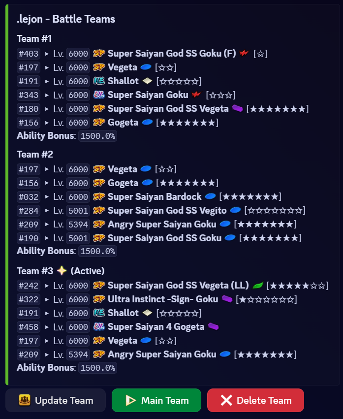 Game command: PvP Team